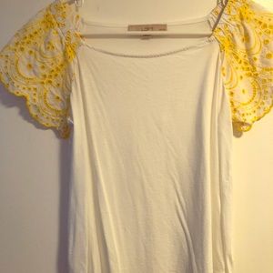 LOFT Embroidered Top